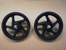 Set 12 inch plastic wheels